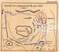 67 Kampf um Lepozze 15. 6.1917